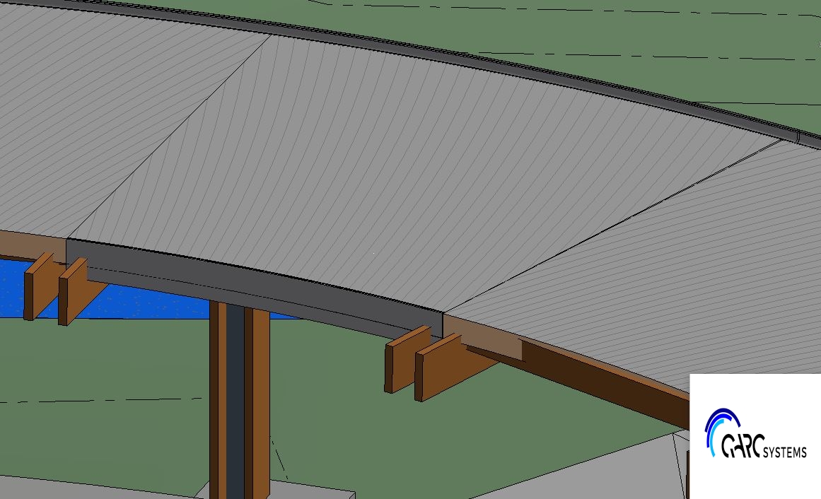 CURVED ROOF GUTTER AND FASCIAS IN REVIT SOLVED. QARCSystems