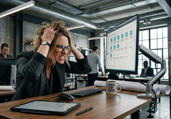 frustrated file management woman close up frustrated file management woman close up